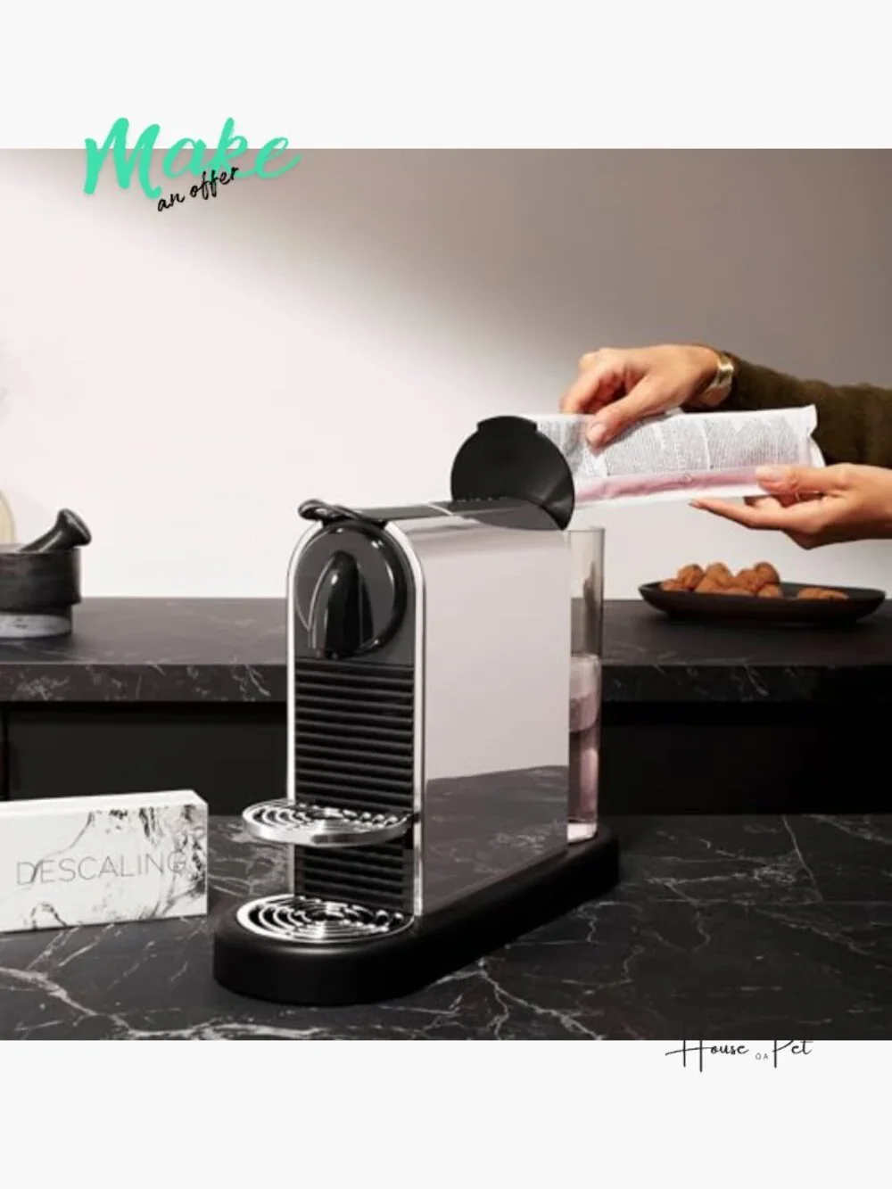 Descaling Kit Solution Compatible with Nespresso Machines 2 Pack